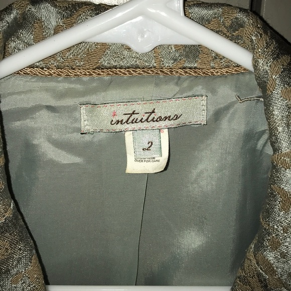 Brocade peplum blazer - Picture 3 of 5